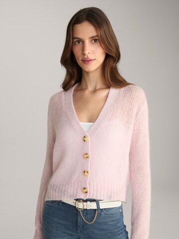 JOOP! Knit cardigan in Pink: front