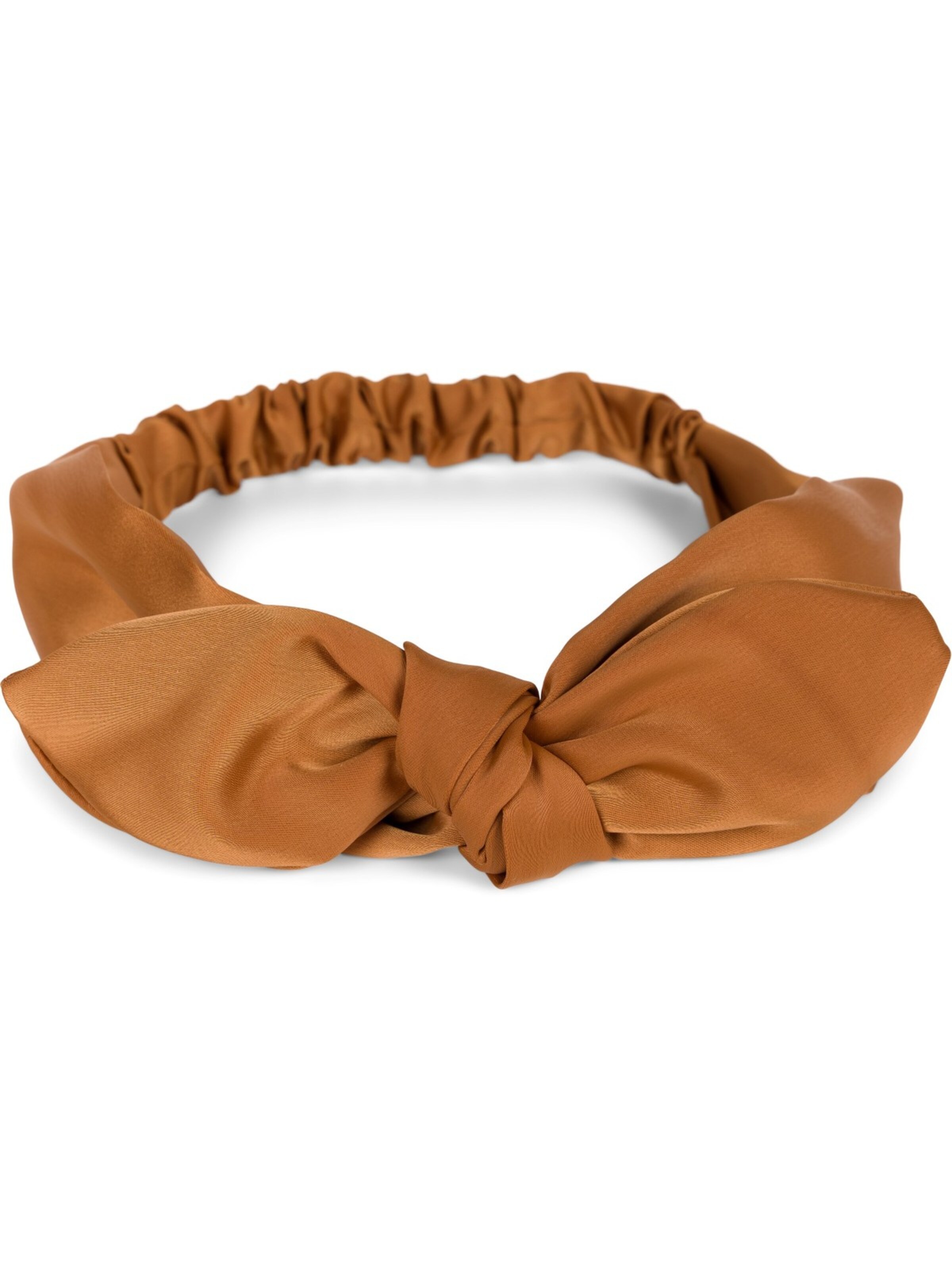 styleBREAKER Hair Jewelry 'Einfarbiges Haarband mit Schleife' in Brown: front