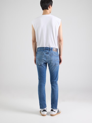 G-STAR Skinny Džínsy 'Lancet' - Modrá: zadná strana