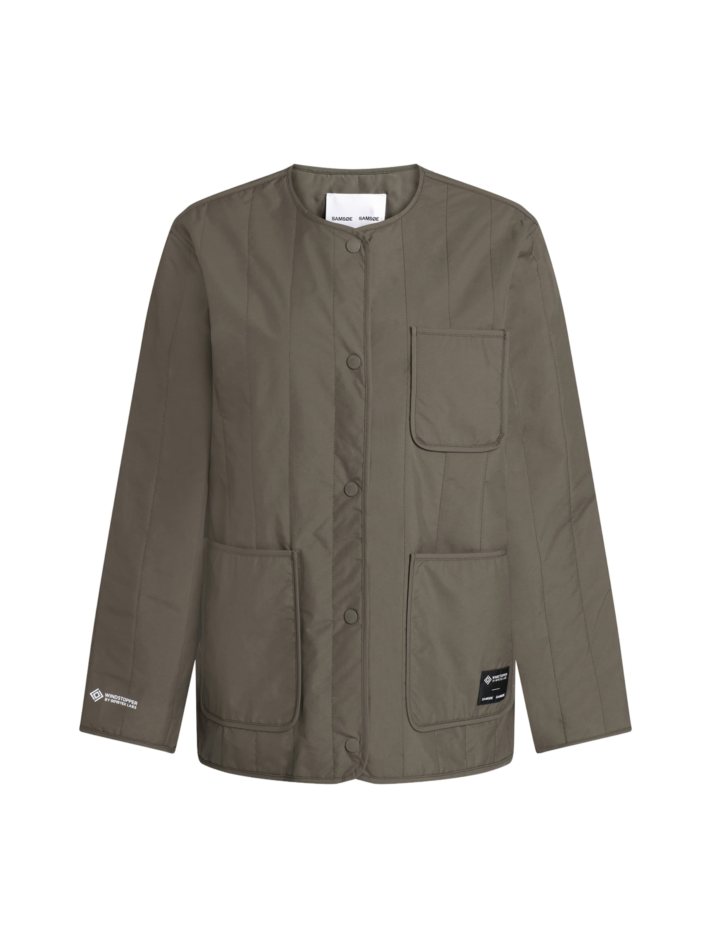 Samsøe Samsøe - Chaqueta de entretiempo 'Lexi' en gris: frente