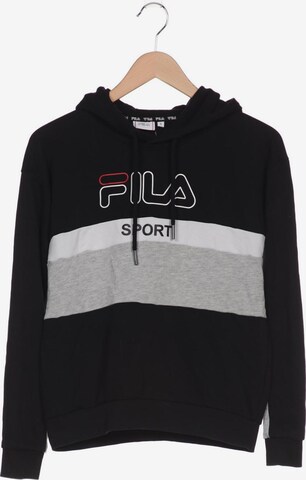 FILA Sweatshirt & Zip-Up Hoodie in S in Black: front