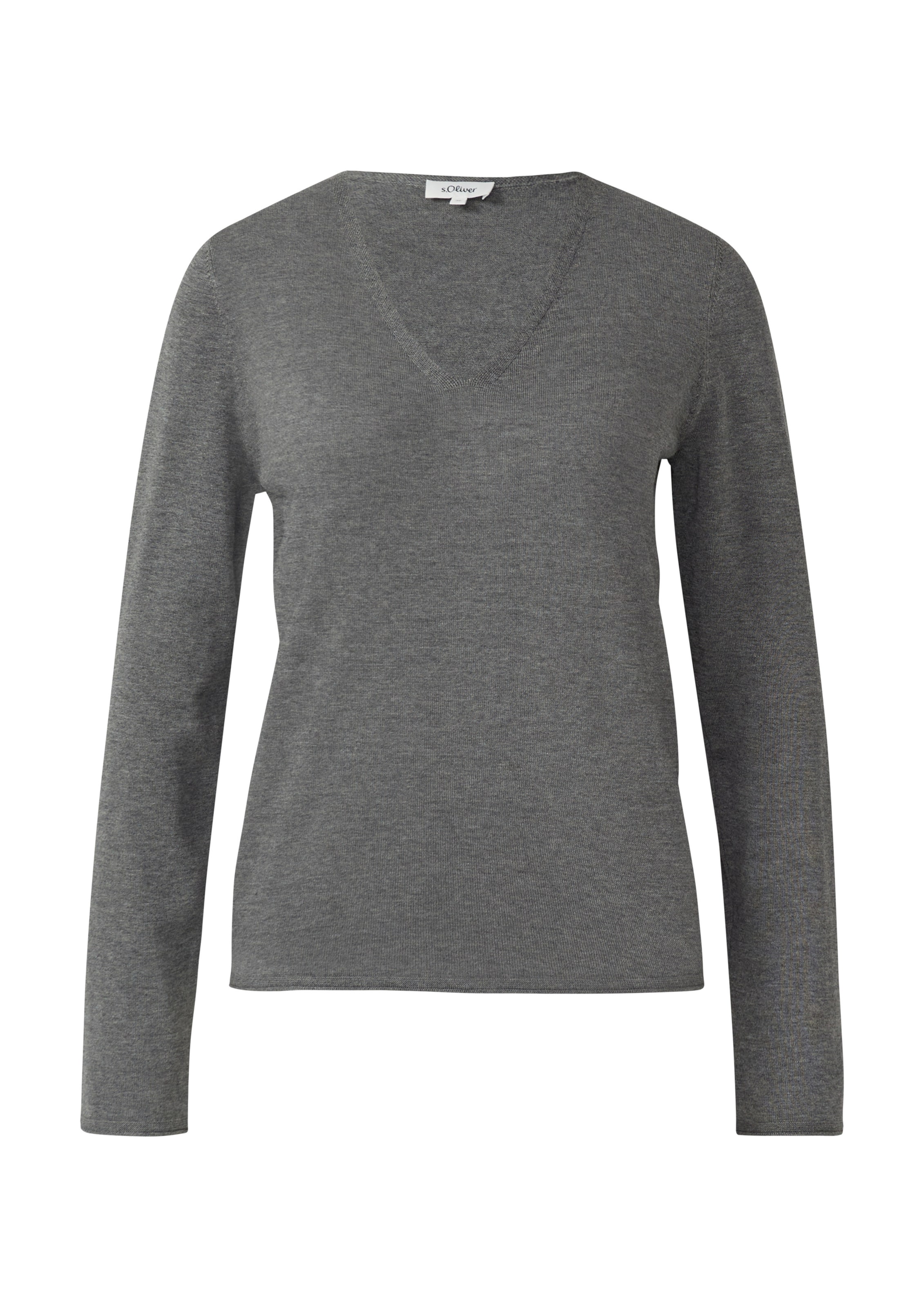 pelēks s.Oliver Džemperis: no priekšpuses