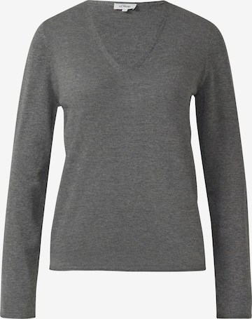 s.Oliver Pullover in Grau: Vorderseite
