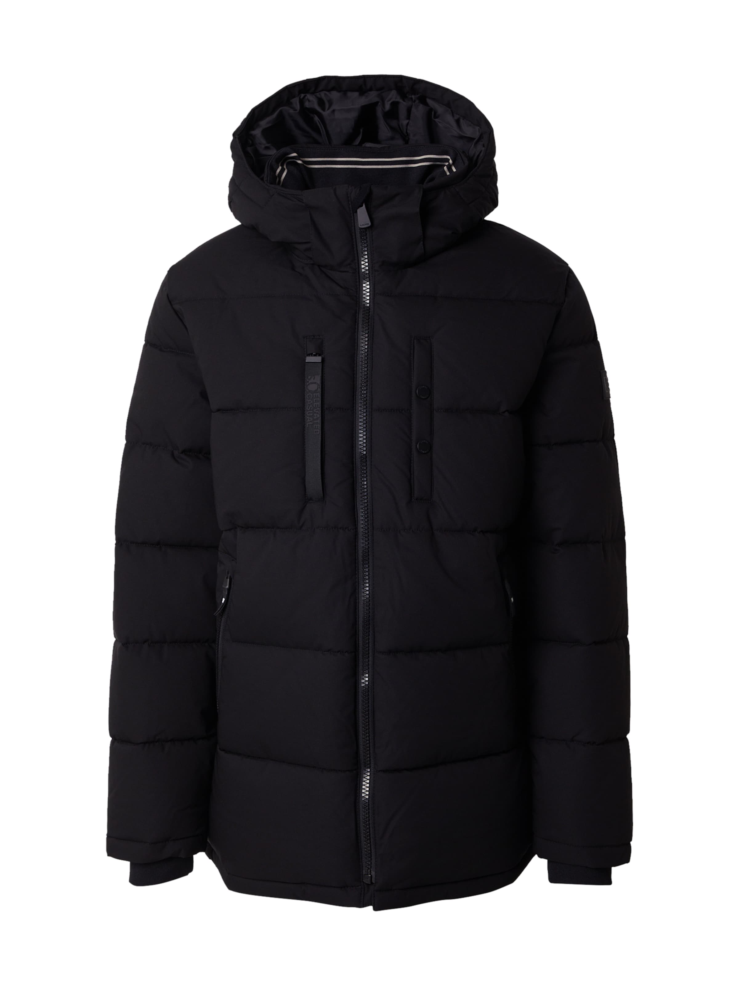 melns s.Oliver Funkcionāla jaka: no priekšpuses