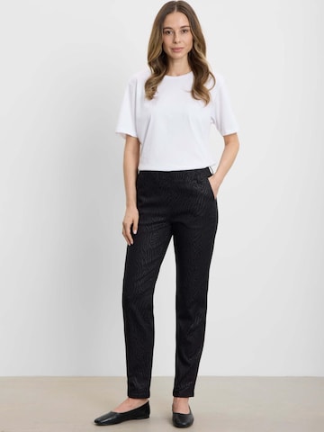 LAURIE Regular Trousers 'Taylor' in Black