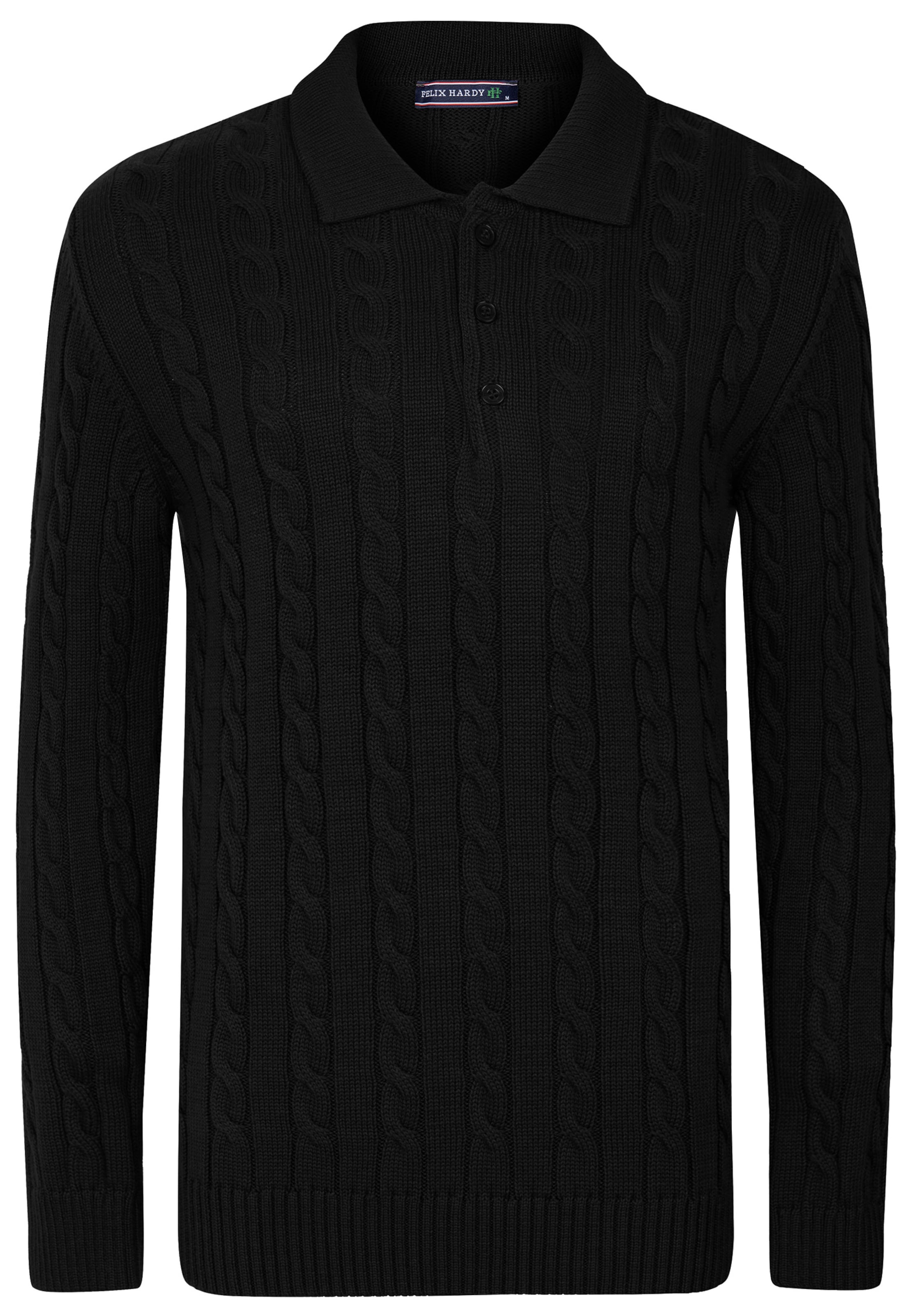 Felix Hardy Kampsun, värv must: eest vaates