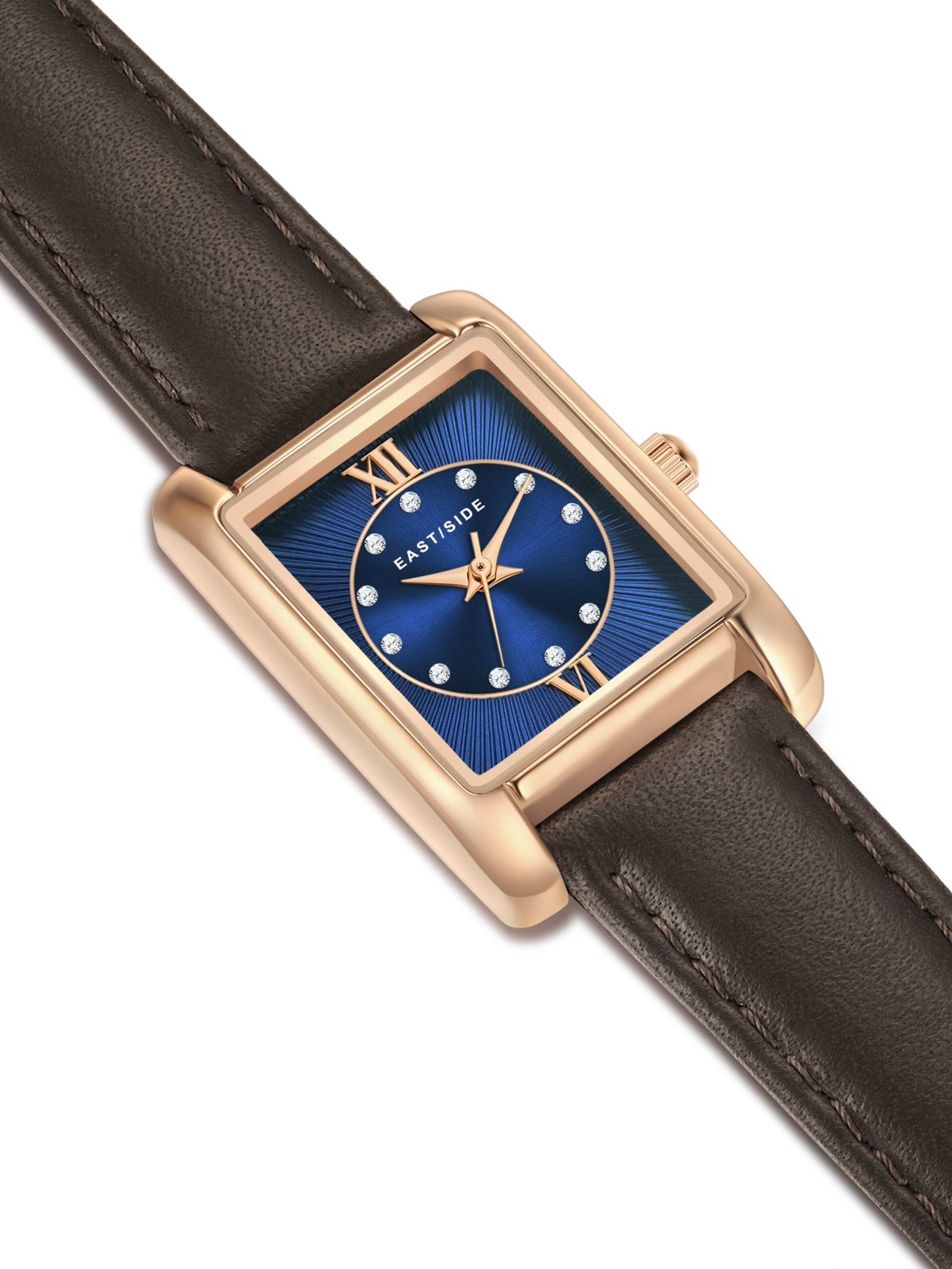 Orologio analogico di Eastside in marrone