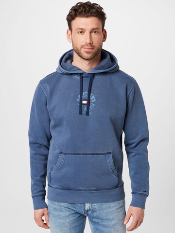 Tommy Jeans Sweatshirt in Blauw: voorkant