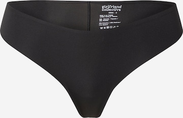 Girlfriend Collective Athletic Underwear in Black: front