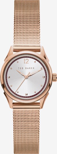 Ted Baker Montre à affichage analogique en or rose / blanc, Vue avec produit