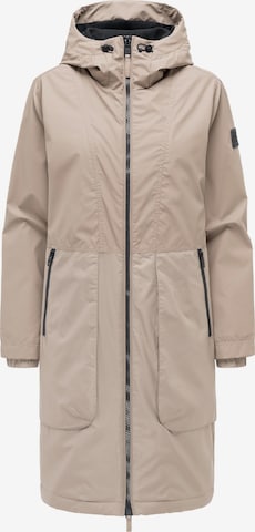 NAVAHOO - Sobretudo meia-estação 'Edelumhang 14' em cinzento: frente