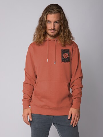 Watapparel Sweatshirt ' Tarot Death ' in Bruin: voorkant