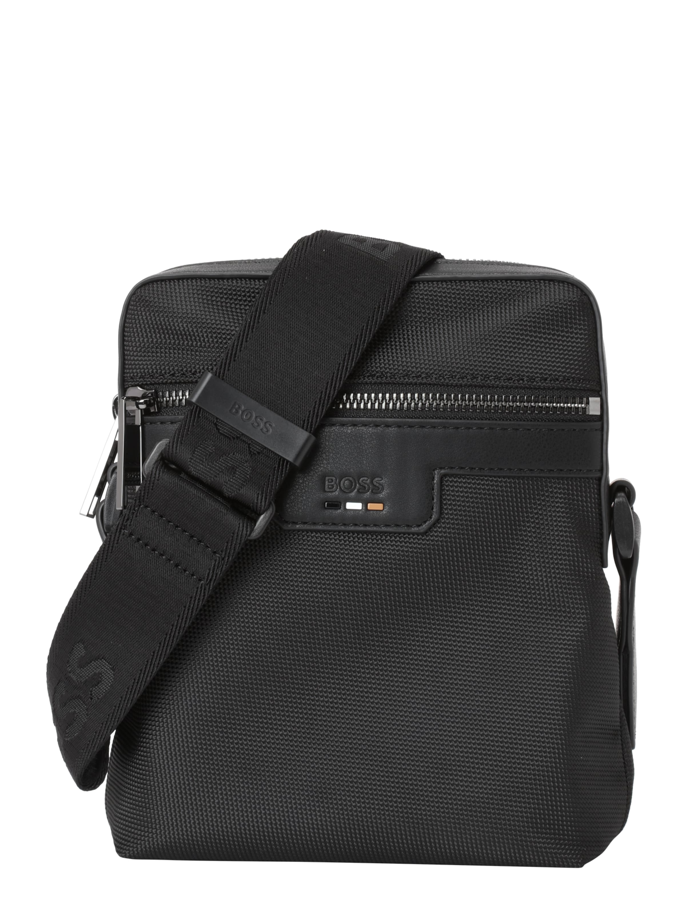 BOSS Чанта за през рамо тип преметка 'Ray' в черно: отпред
