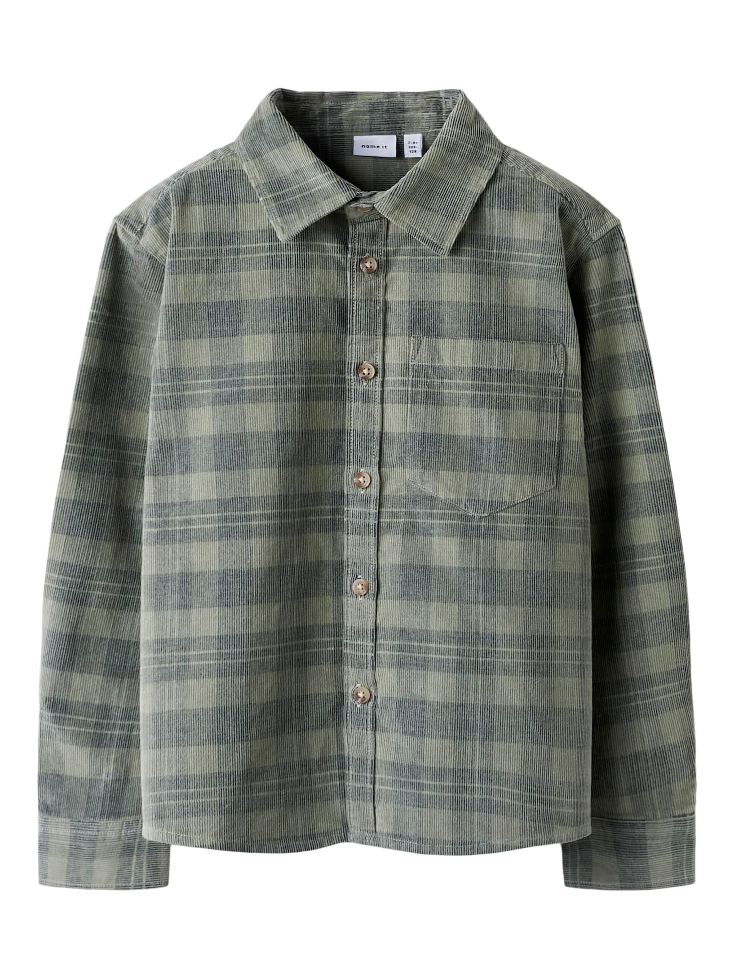 NAME IT Regular Fit Skjorte i blå: forside