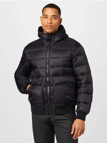 Veste mi-saison Marc O'Polo en noir : devant