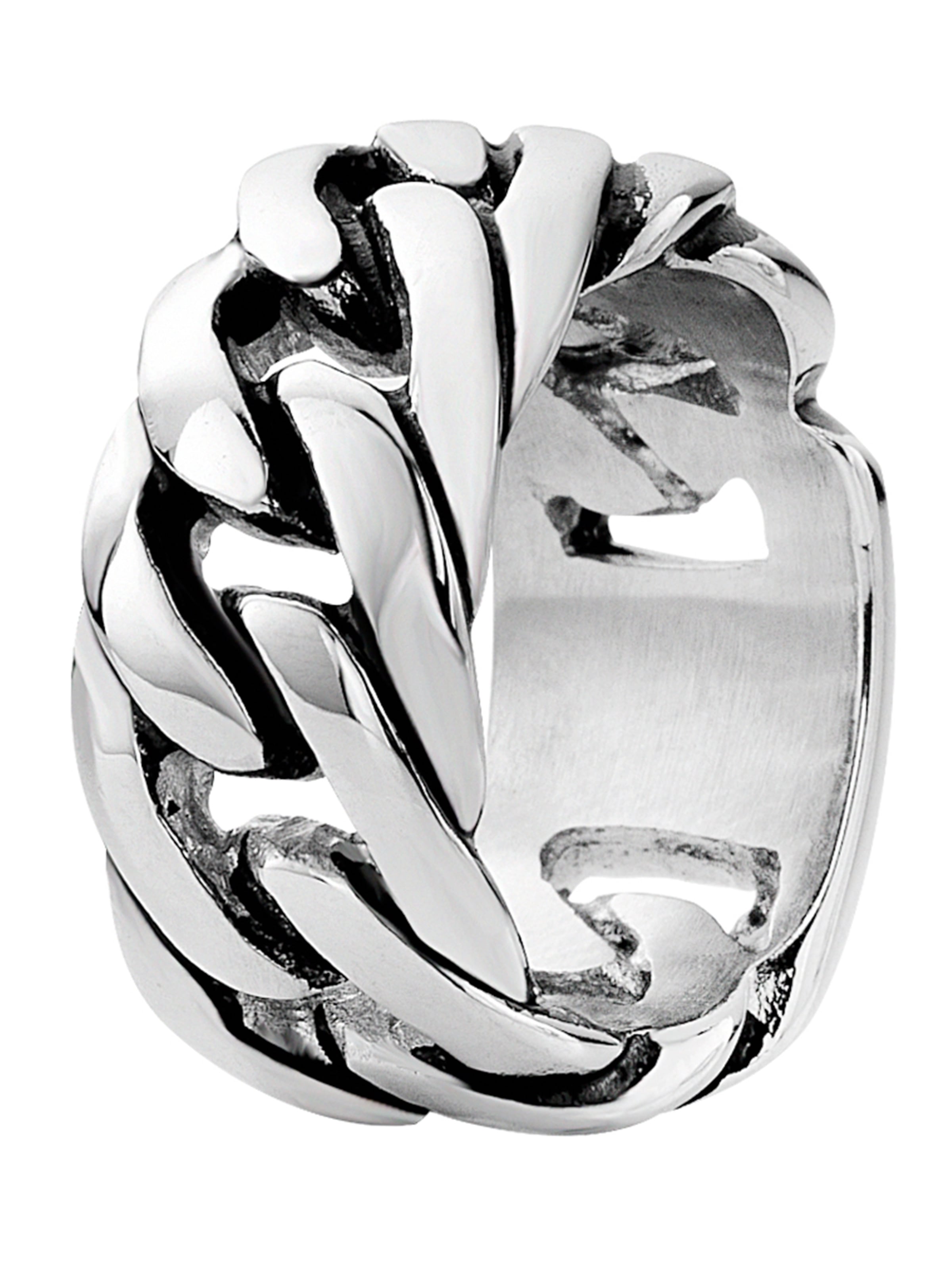 Lucardi Ring in Silver: front
