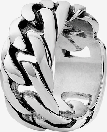 Lucardi Ring in Silver: front