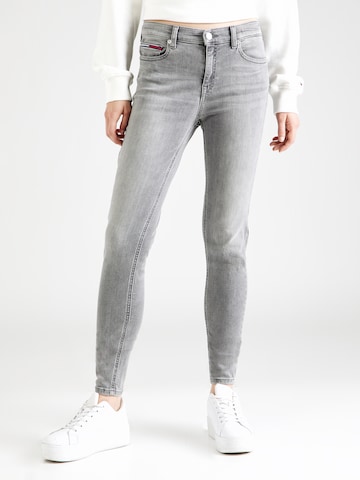 Tommy Jeans Regular Jeans 'Nora' in Grey: front