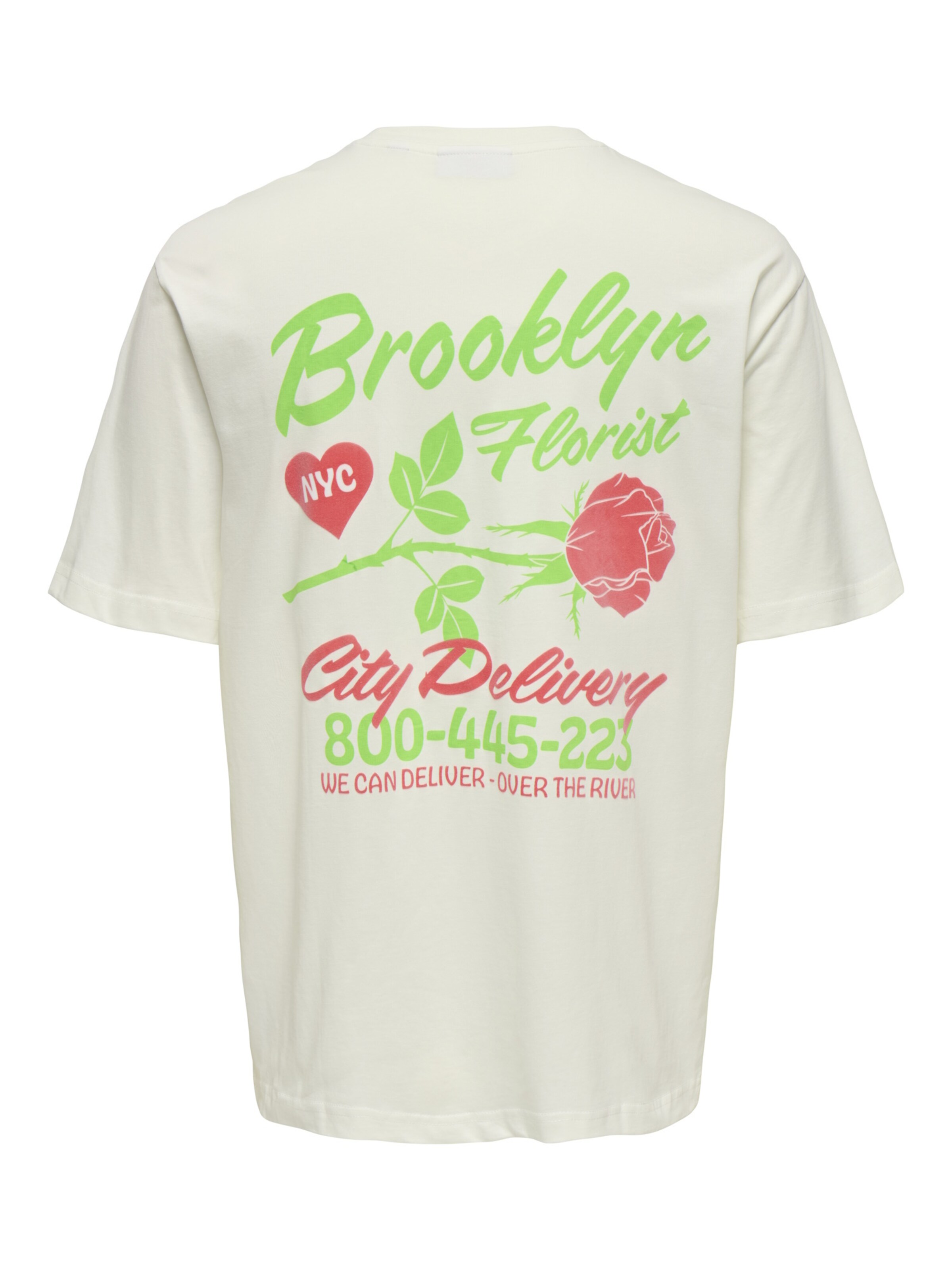 T-Shirt 'Rylan' Only & Sons en blanc