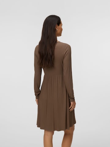 Robe MAMALICIOUS en marron