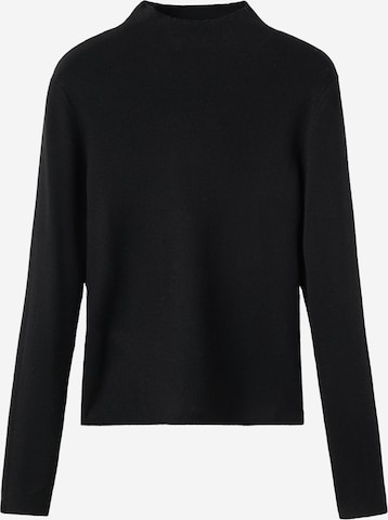 MANGO Pullover 'HIELO' in Schwarz: Vorderseite
