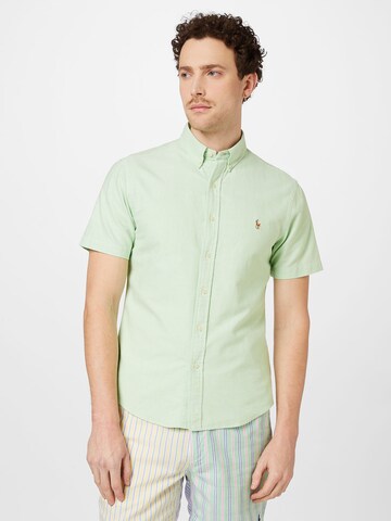 Polo Ralph Lauren Regular fit Button Up Shirt in Green: front