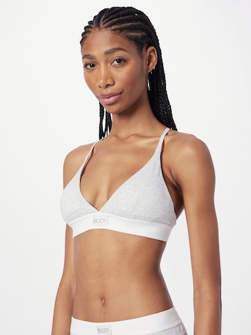 Cotton On Body Triangle Bra in Grey: front