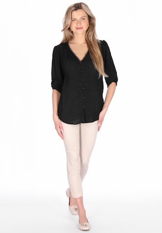 Chemisier Usha en noir