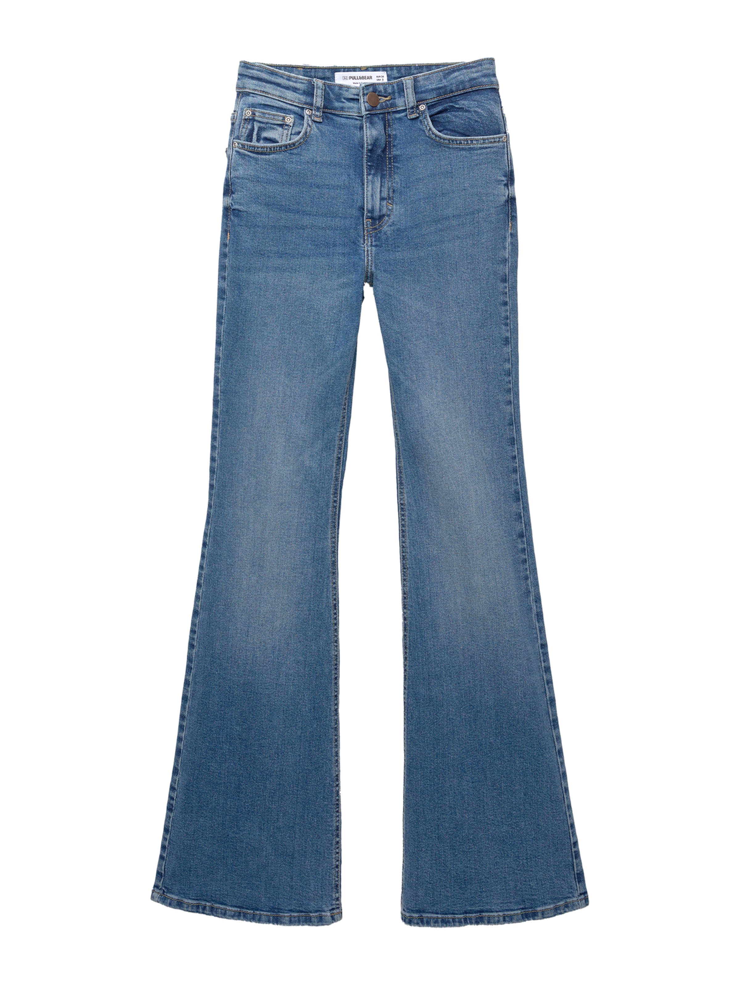 Pull&Bear Kavbojke | moder denim barva, Prikaz izdelka