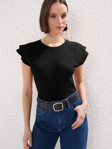 Trendyol Shirt in Black: front