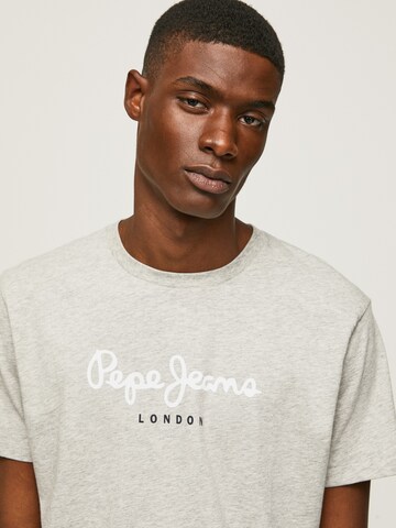 Maglietta 'EGGO' di Pepe Jeans in grigio