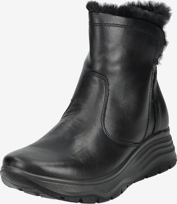 Bottines IMAC en noir : devant