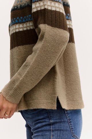 Fransa Sweater in Brown