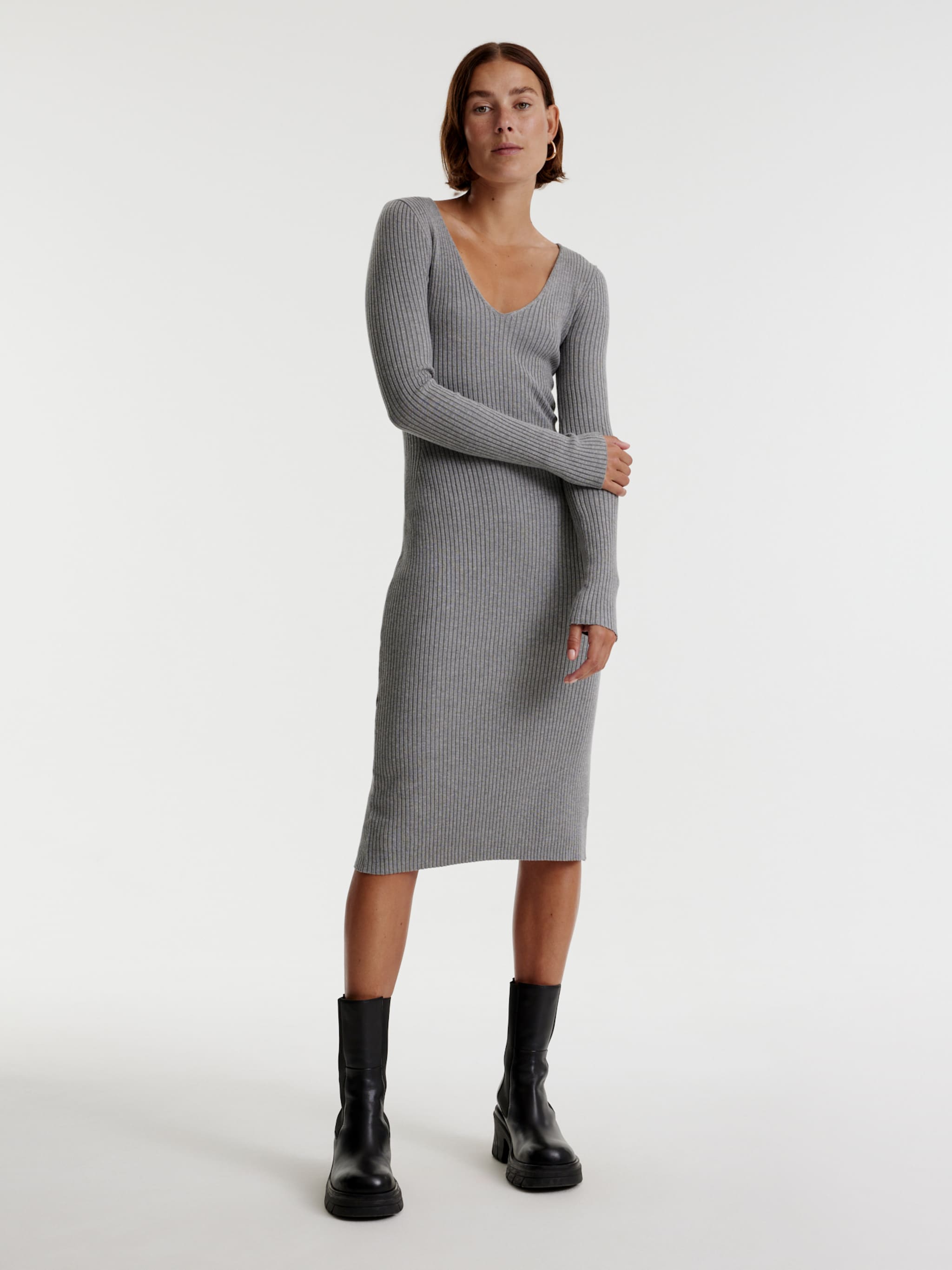EDITED Productos Vestido 'JUNA' gris moteado