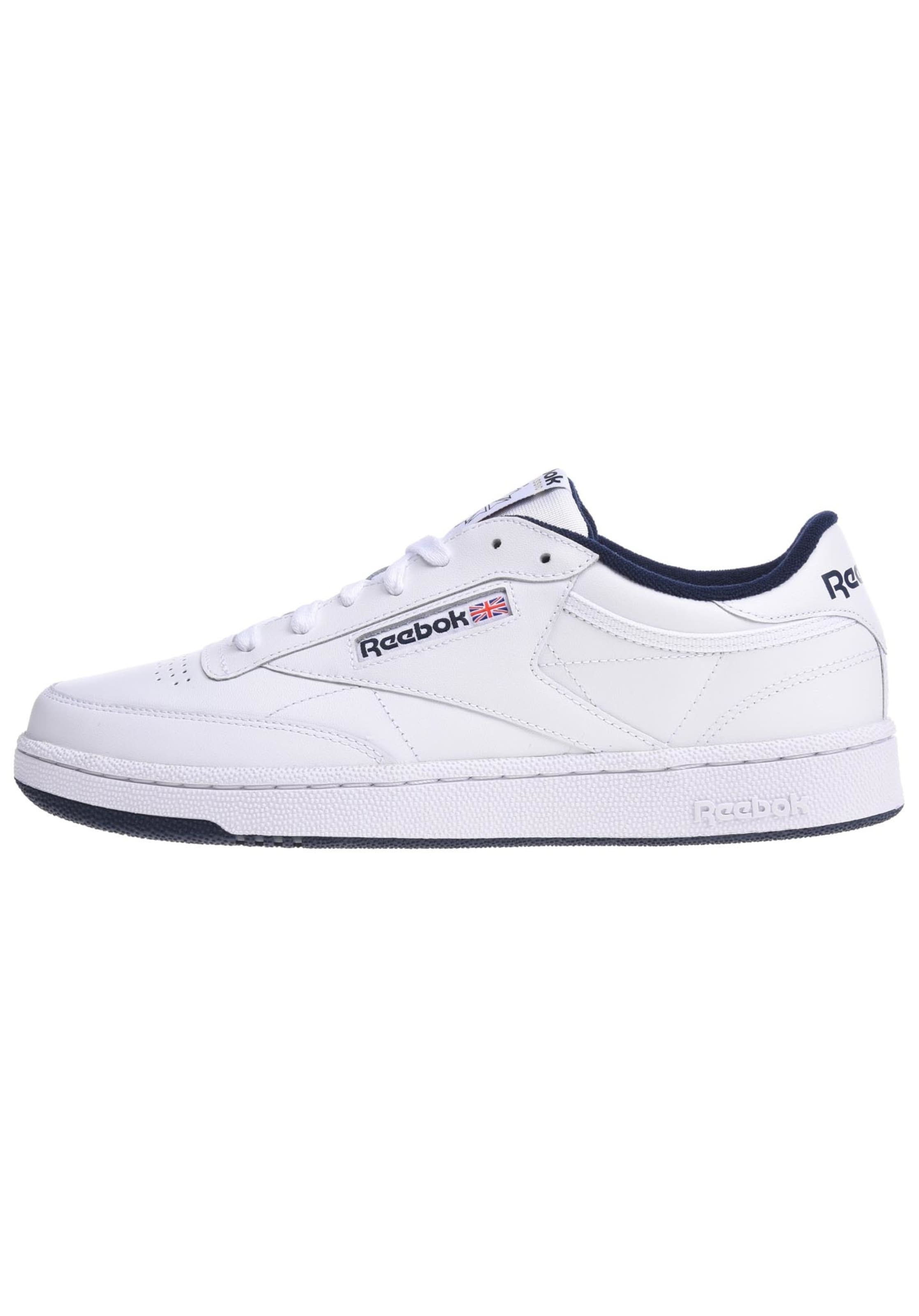 Reebok Низкие кроссовки 'CLUB C 85' в Белый: спереди