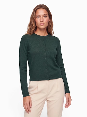 Cardigan 'ONLLOYAL' ONLY en vert : devant
