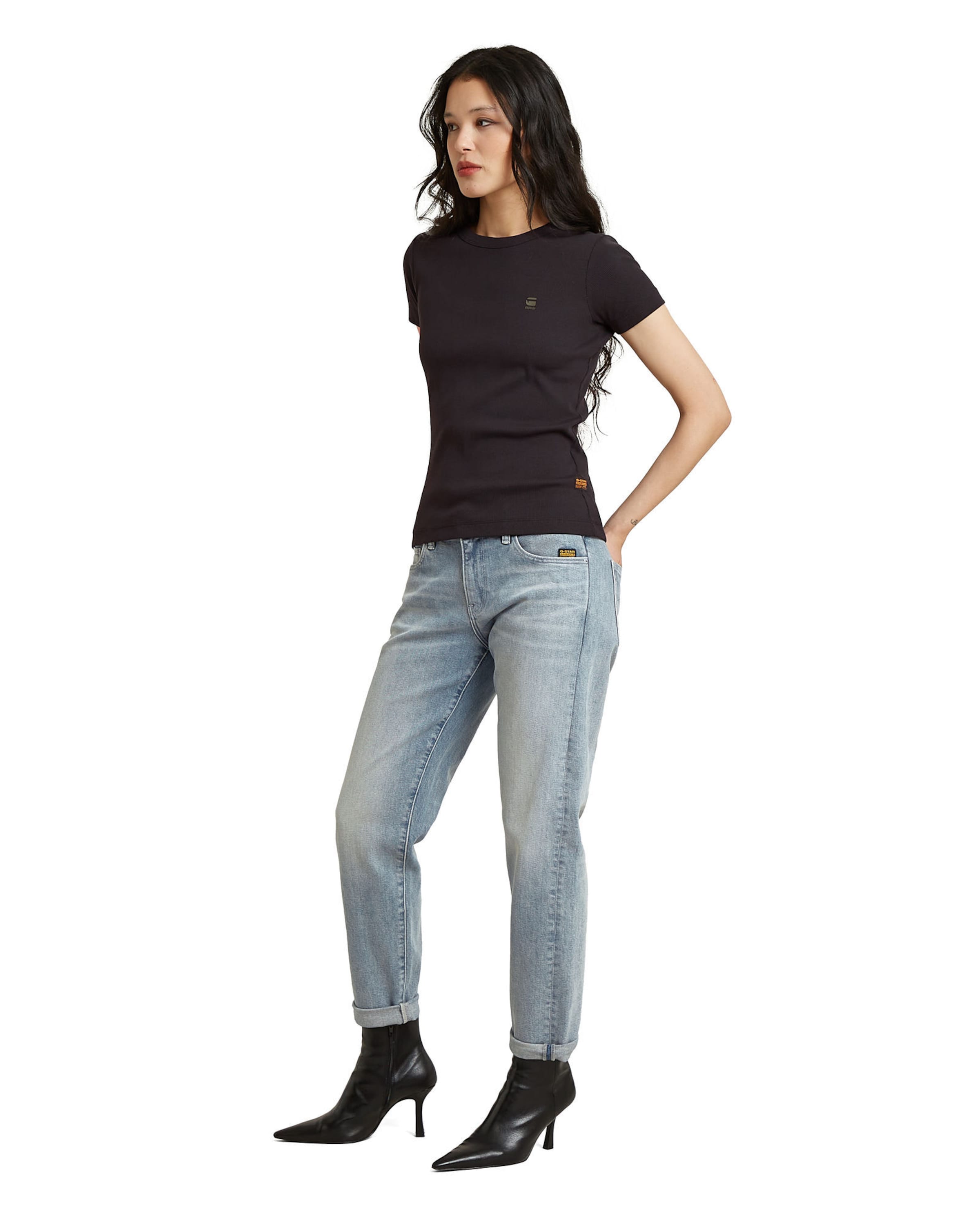 G-STAR Loosefit Jeans 'Kate Boyfriend Jeans' in Grijs
