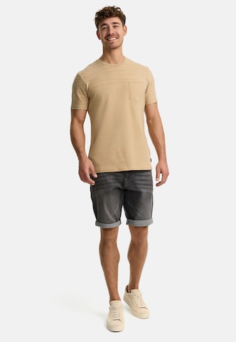 INDICODE JEANS Shirt 'INSprings' in Beige