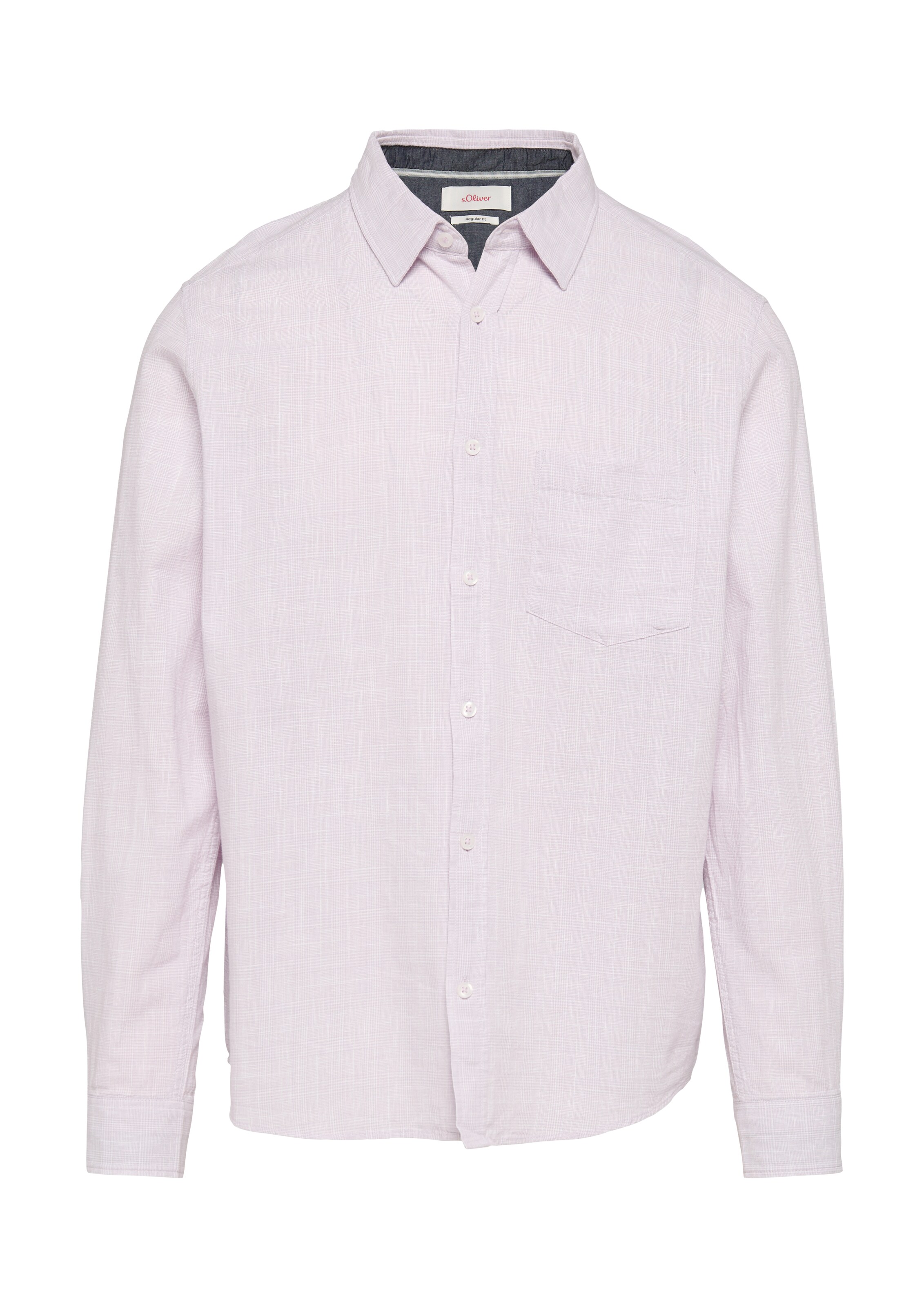 s.Oliver Hemd in Lila: Vorderseite
