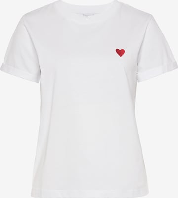 T-shirt LASCANA en blanc : devant