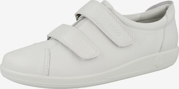 ECCO Athletic Lace-Up Shoes 'Soft 2.0' in White: front