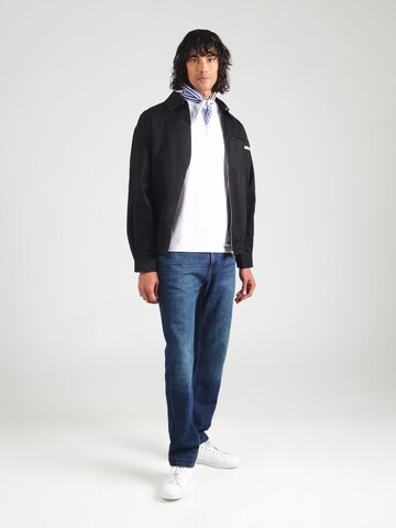 balta Karl Lagerfeld Marškinėliai