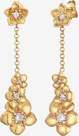 ELLI Earrings 'Blume' in Gold: front