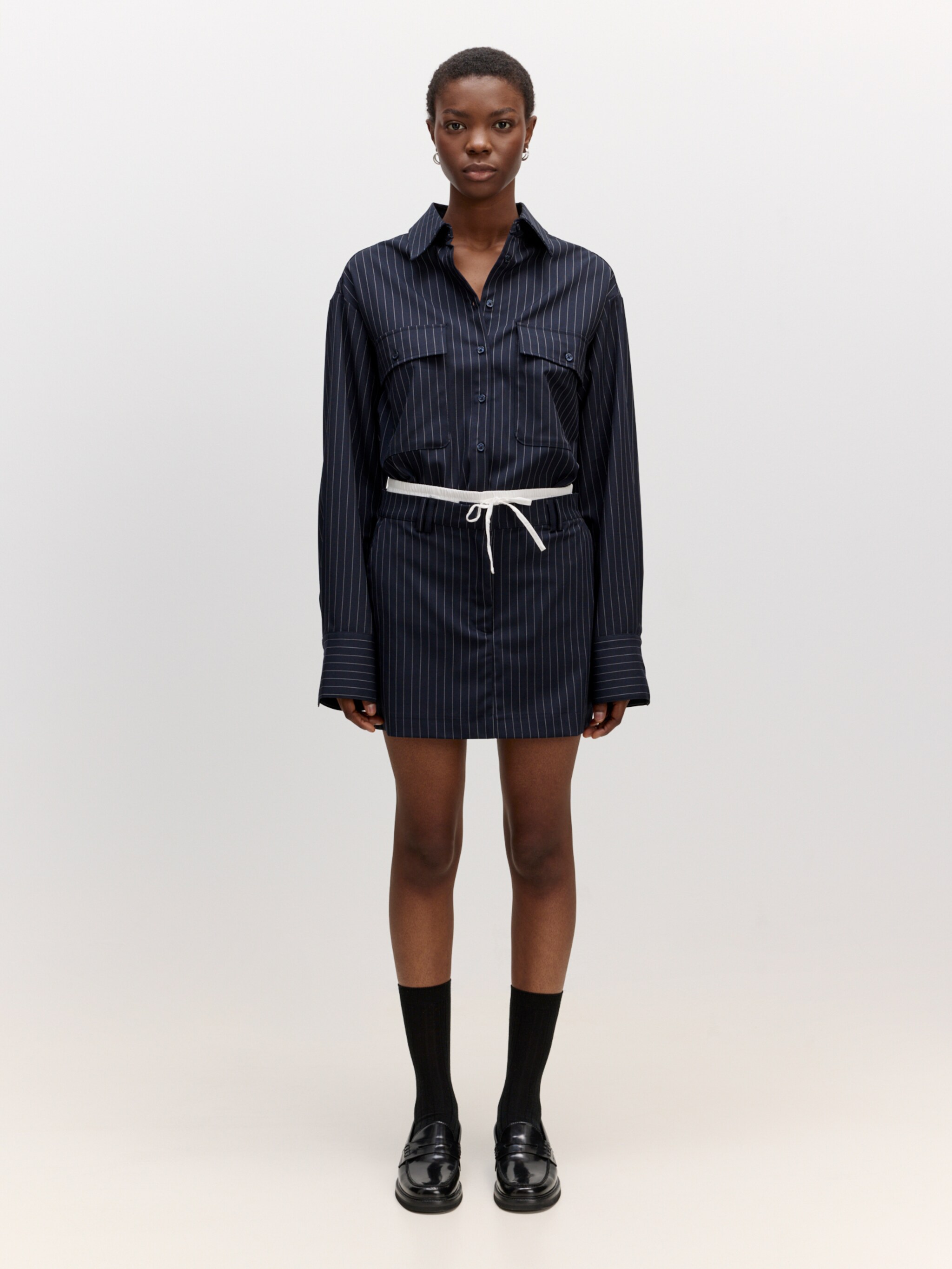 EDITED Producten Blouse 'Elisabetta' Navy