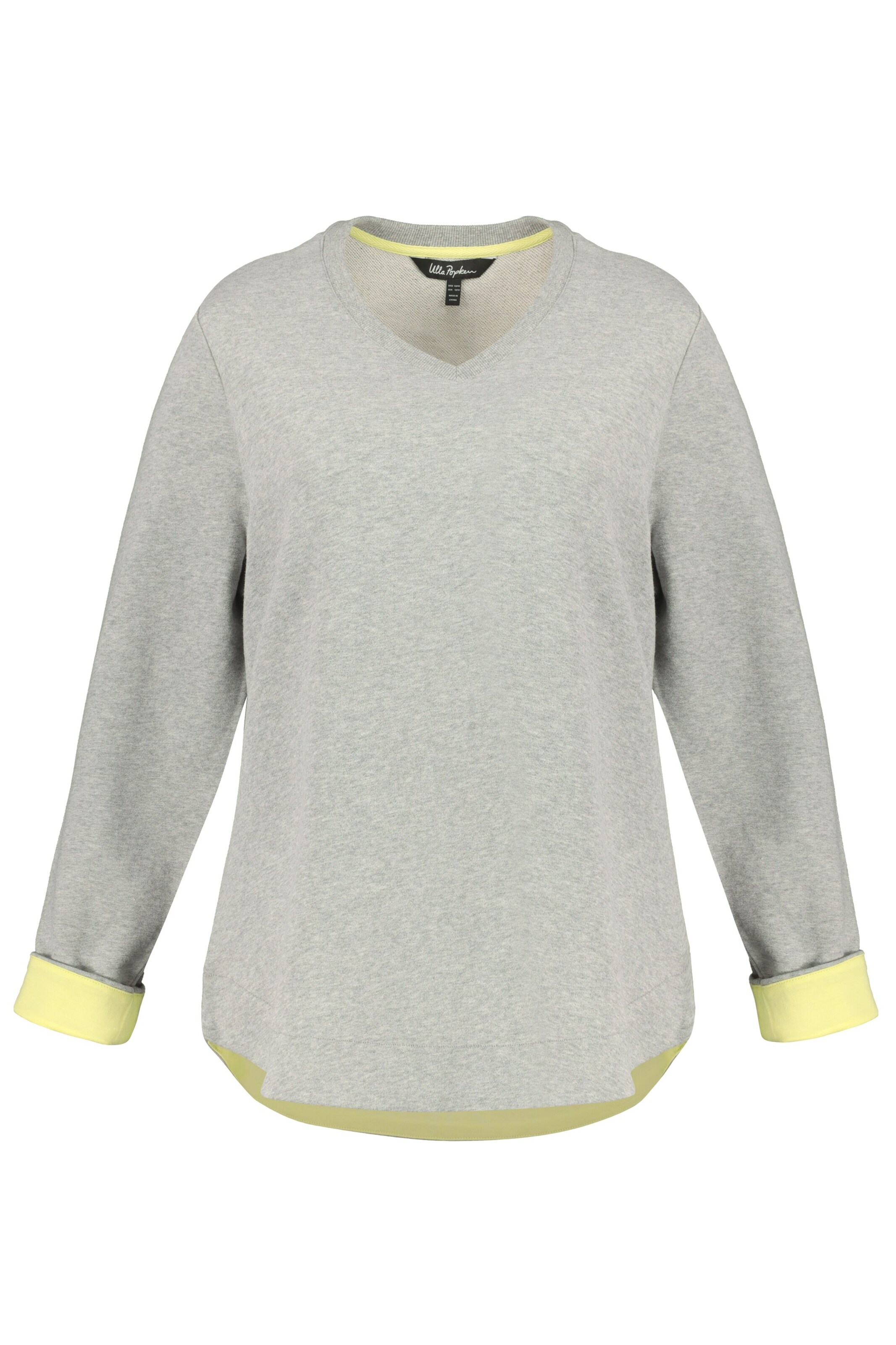 Frauen Große Größen Ulla Popken Sweatshirt in Grau - CI43601 Frauen Große Größen Ulla Popken Sweatshirt in Grau - CI43601