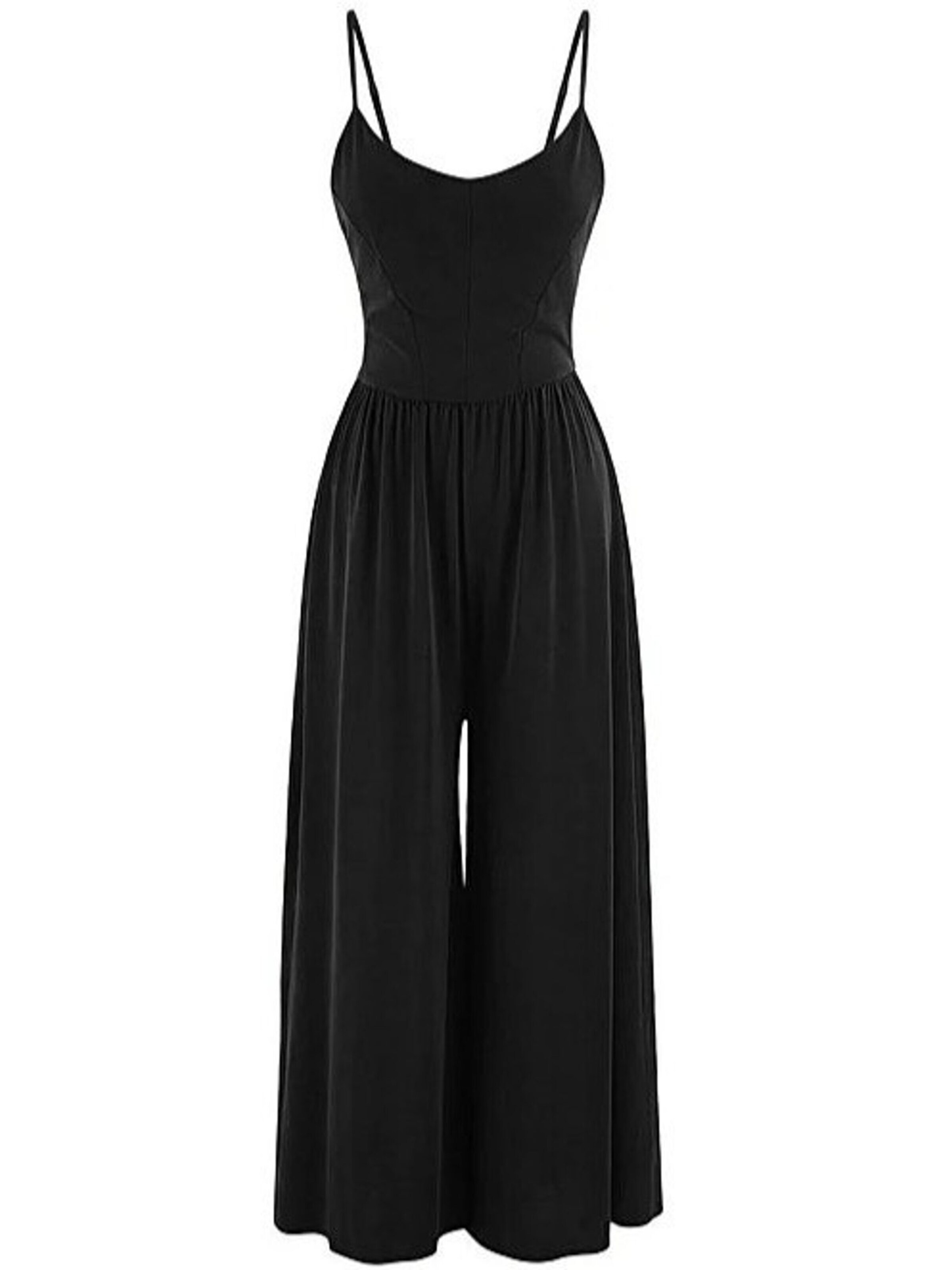 Hiccup Jumpsuit‌‌‌‌‌‌‌‌ in Schwarz: Vorderseite