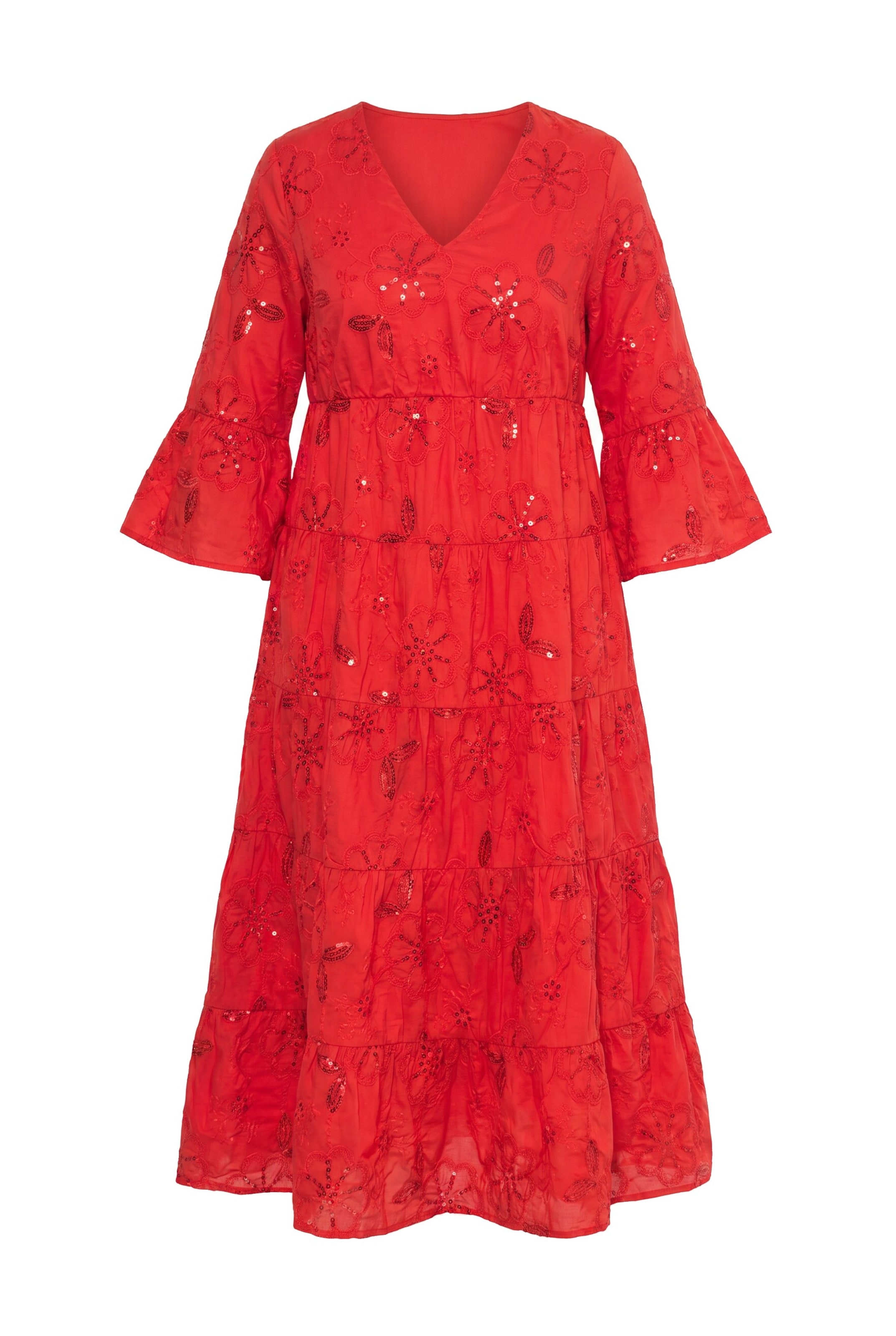 MIAMODA Kleid in Rot: Vorderseite