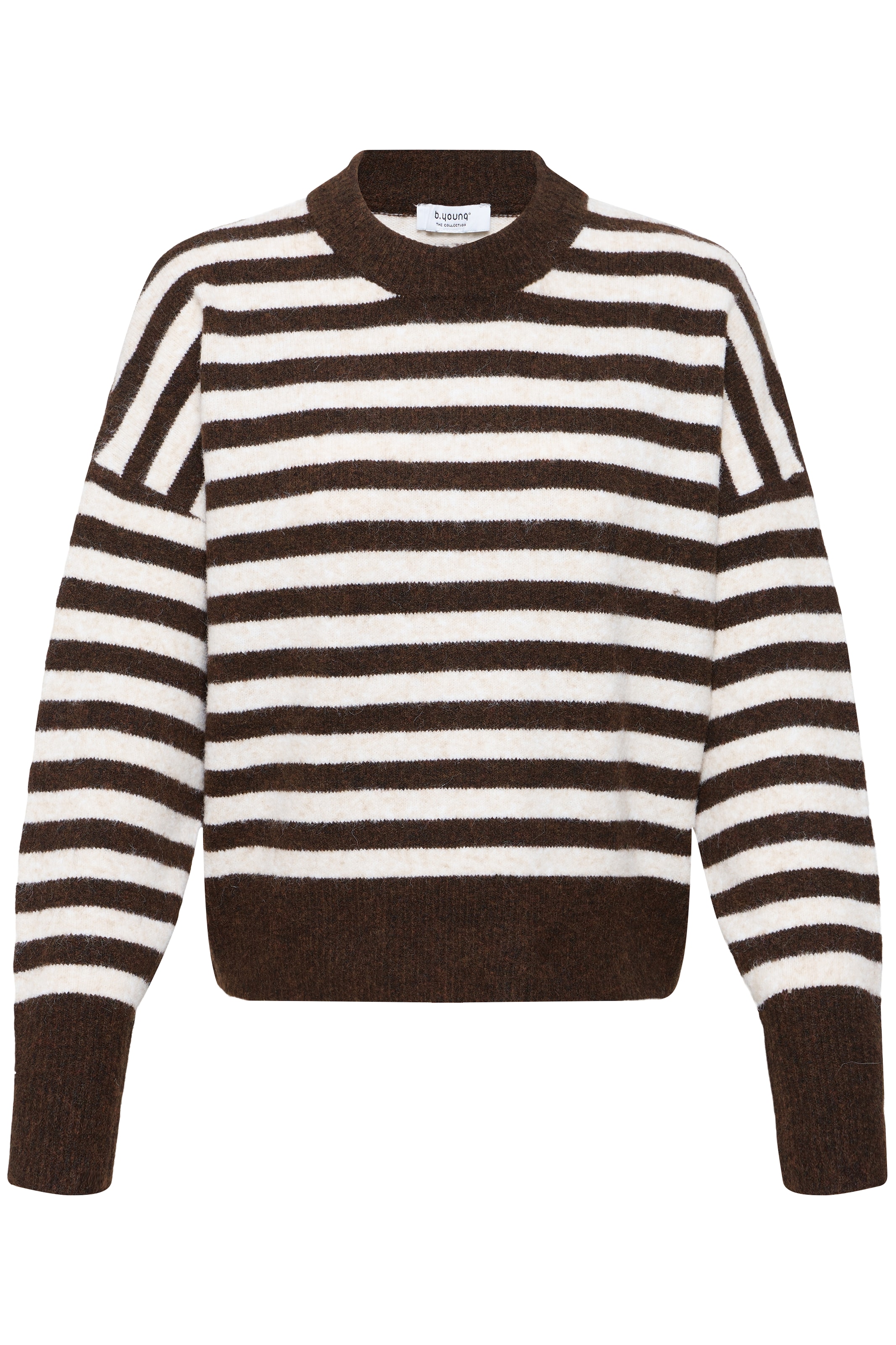 b.young Sweater 'BYOMEA' in Brown: front