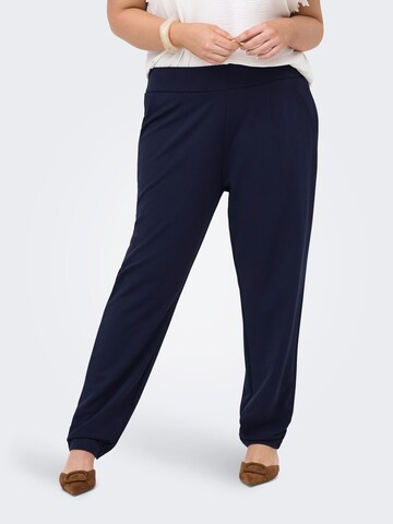 ONLY Carmakoma Regular Broek in Blauw