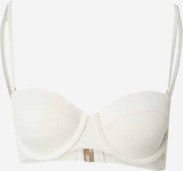 Tommy Hilfiger UnderwearBalkonet Bikini gornji dio - bijela boja: prednji dio